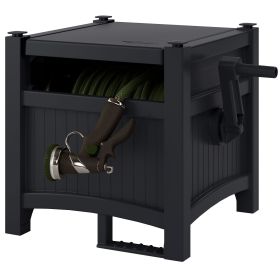 100FT Hose Hideaway Durable Resin Hose Reel Storage