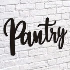 CIFbuy Metal Baked Paint Pantry Sign Wall Art Modern Kitchen Pantry Decor (TikTok, temu pickup)