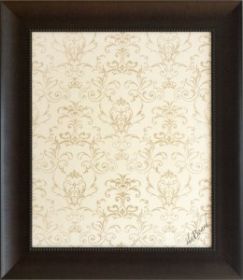 Dry Erase Message Board framed Brown Large Contrast