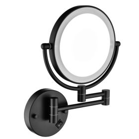LED Wall Mount Two-Sided Magnifying Makeup Vanity Mirror