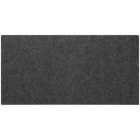 Minimalistic Non-Slip Protector Felt Desk Pad Extended Mouse Keyboard Laptop Gaming PC Accessories C (Option: Black gray-Length 80cm Width 40cm)
